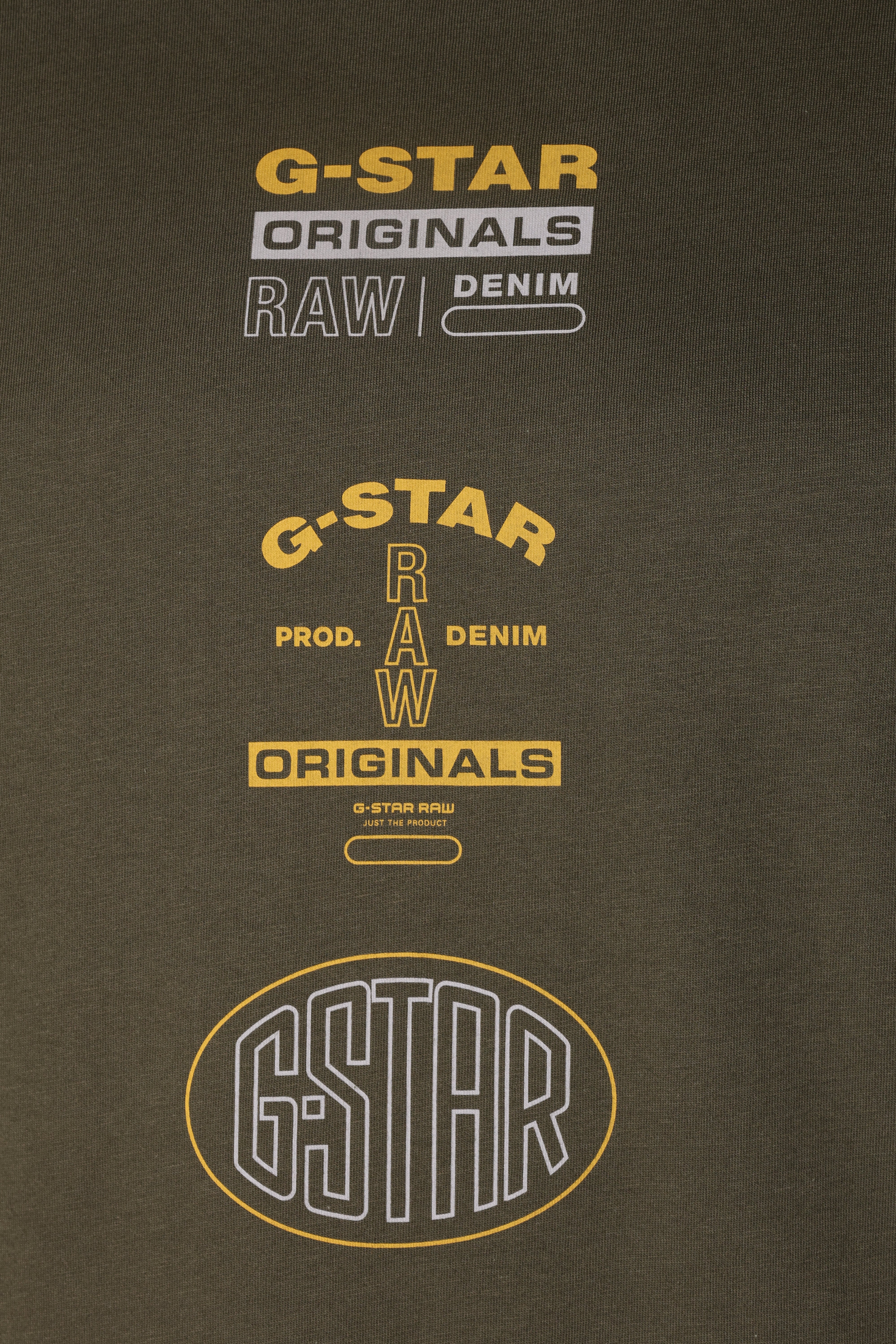 G-Star T-Shirt Multi Originals Shadow Olive